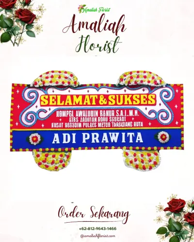 Karangan Bunga Ucapan Selamat di Gutomo